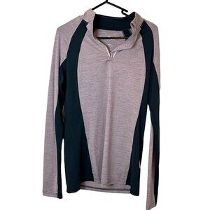 Horseware Winter Aveen Tech Top 1/4 Zip Pullover Color Block Blue Purple Size XL